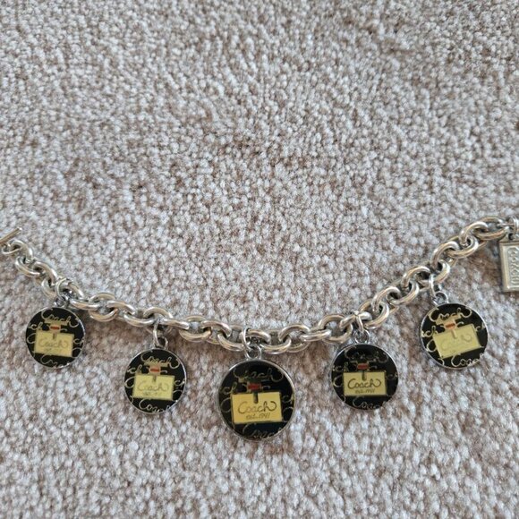 Coach vintage silver charm bracelet- unique - Picture 3 of 8